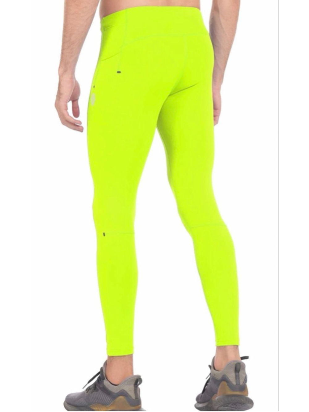 NEW Men Workout Leggings Yoga Pants Pockets Athletic Compression Tights XL - Picture 2 of 8